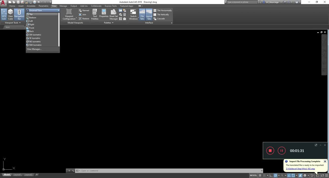 BX1005-05-01 – Import Step to CAD