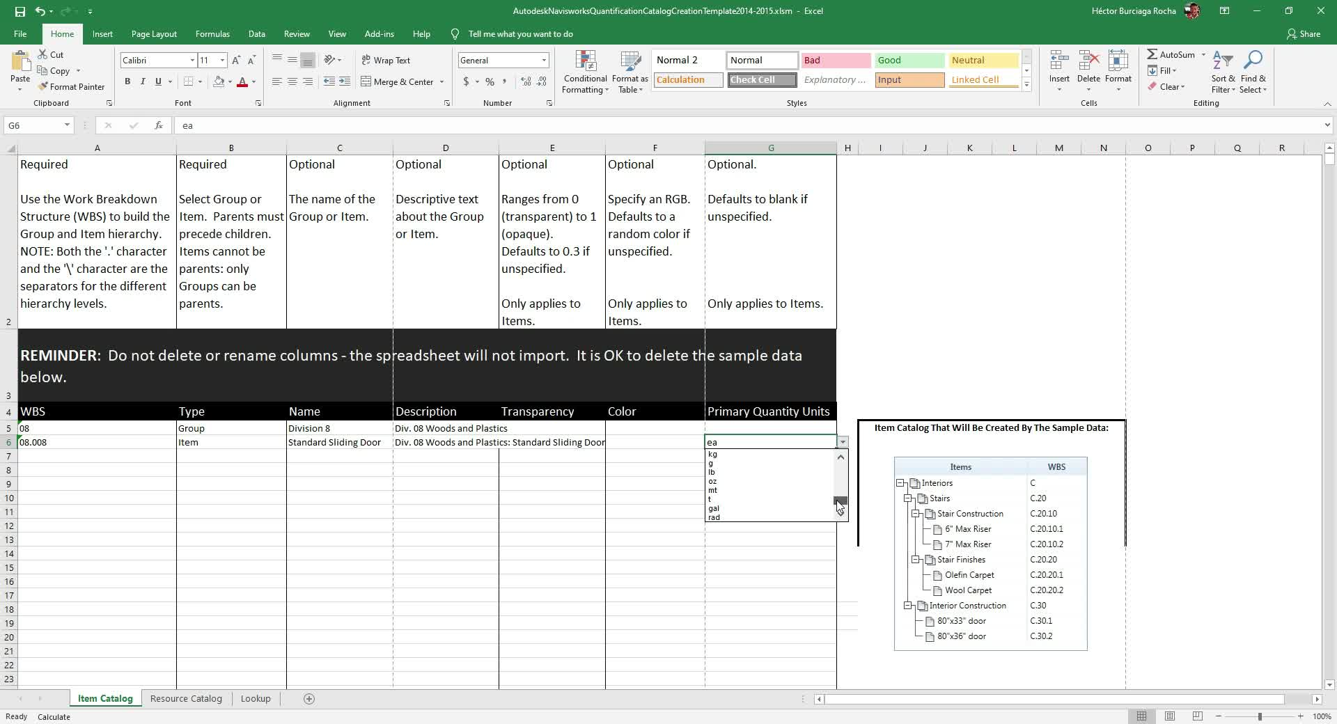 BX1006-06-02-Understanding the Item Catalog